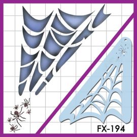 TriEdge FX Collection - Spider Web Stencil