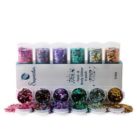 Superstar Crazy Chunky Glitter Mix 6-pack 