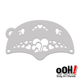 oOh Body Poinsettia Mask Face Paint Stencil K14