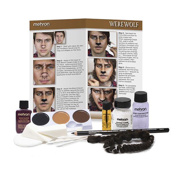 Kit de maquillage loup-garou Mehron