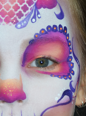 Step-by-step Sugar Skull