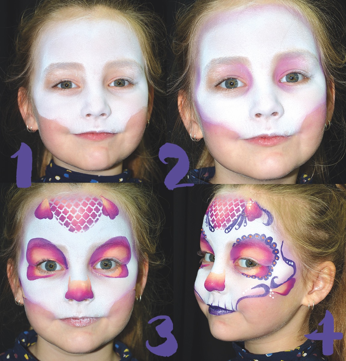 Step By Step Sugar Skull Face Paint Shop   BLOG SUGARSKULL 